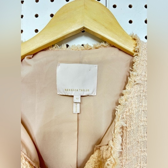 Rebecca Taylor Tweed Pattern Evening Jacket - Picture 2 of 6